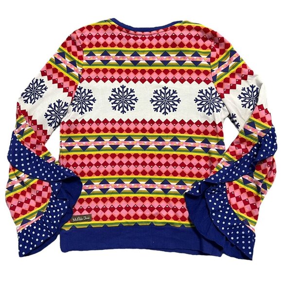 Matilda Jane 10Y Falling Snow Ruffle Top - Picture 5 of 5